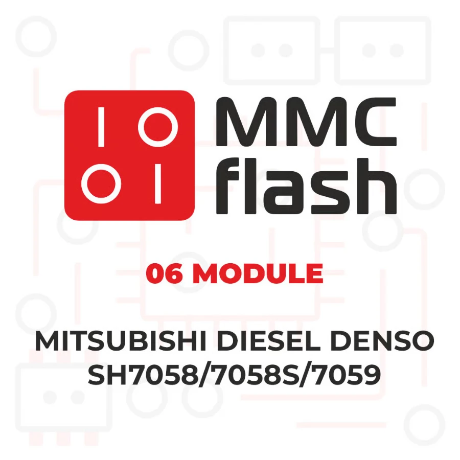 MMCFlash - 06 Module, Mitsubishi Diesel Denso SH7058/7058S/7059