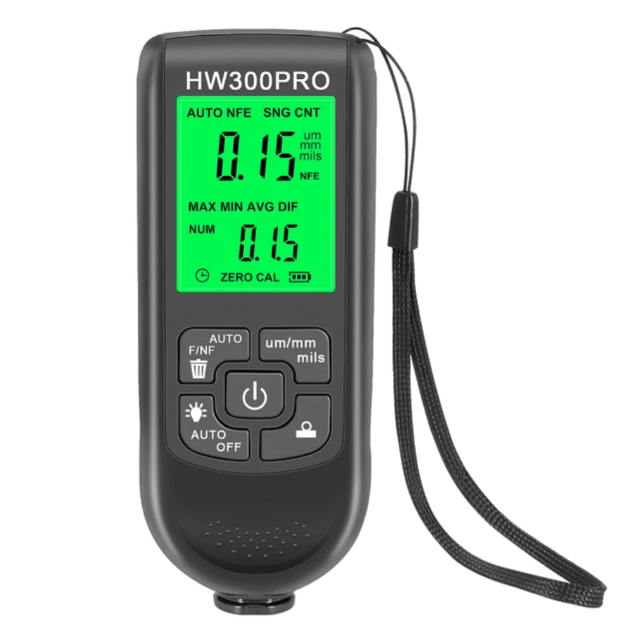 HW-300PRO Coating Thickness Gauge Professional Paint Inspection Tool
