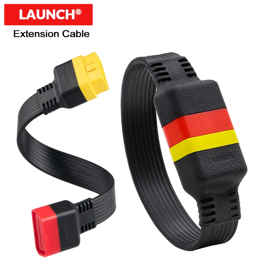 LAUNCH Original OBD2 16-Pin Extension Cable | 36CM & 60CM Professional Diagnostic Extender