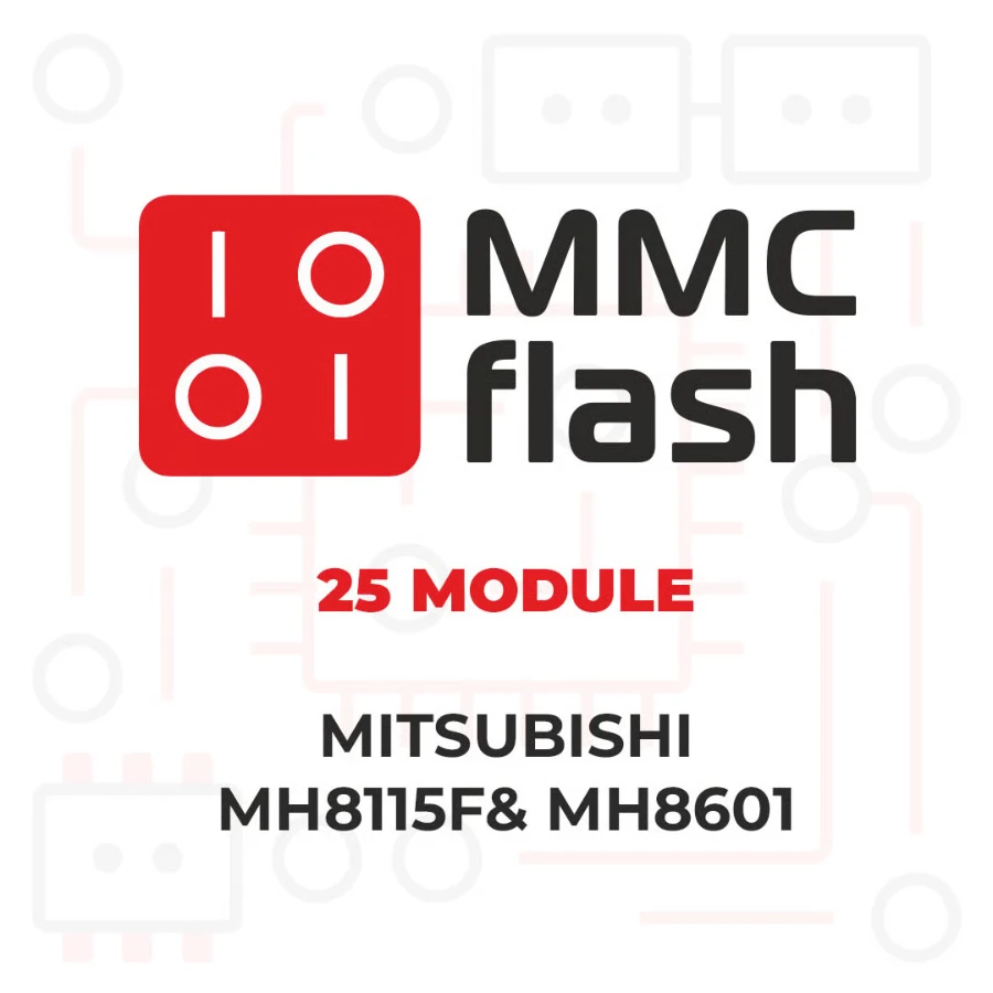 MMCFlash - 25 Module, Mitsubishi MH8115F& MH8601
