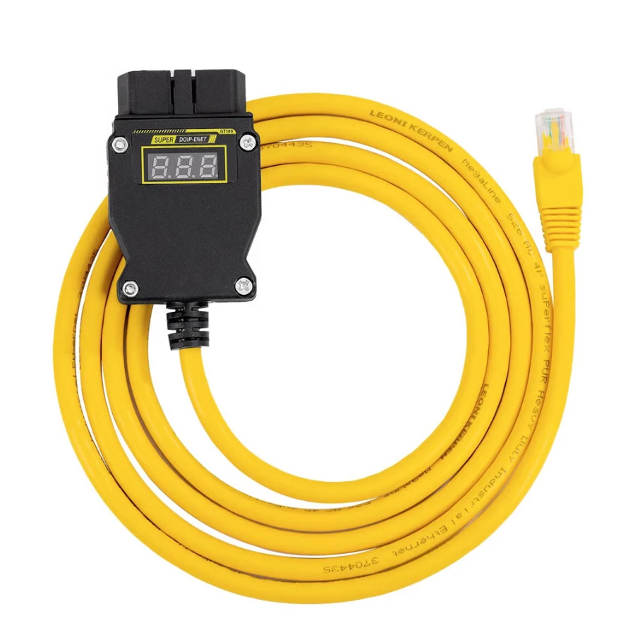 GODIAG GT109 DOIP-ENET Professional Diagnostic & Programming Adapter with Real-Time Voltage Display