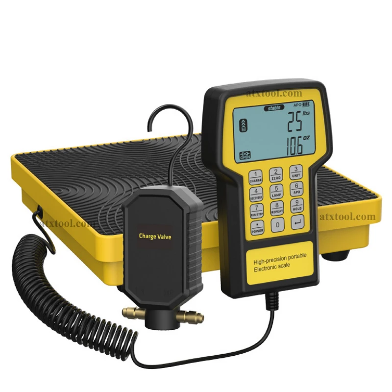 RCS-220V Pro Factory Price Refrigerant Electronic Scales High Accuracy 1g LCD Display OEM for Automotive Air Conditioner Systems