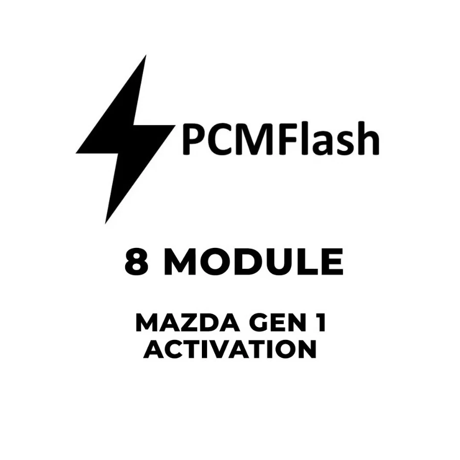 PCMflash - 8 Module Mazda gen 1 Activation