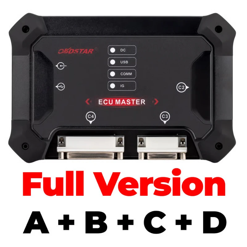OBDSTAR ECU Master Full Configuration A + B + C + D for Passenger Car, EV, Motorcycle, HD (ECM/ TCM/ BCM) and Airbag Reset