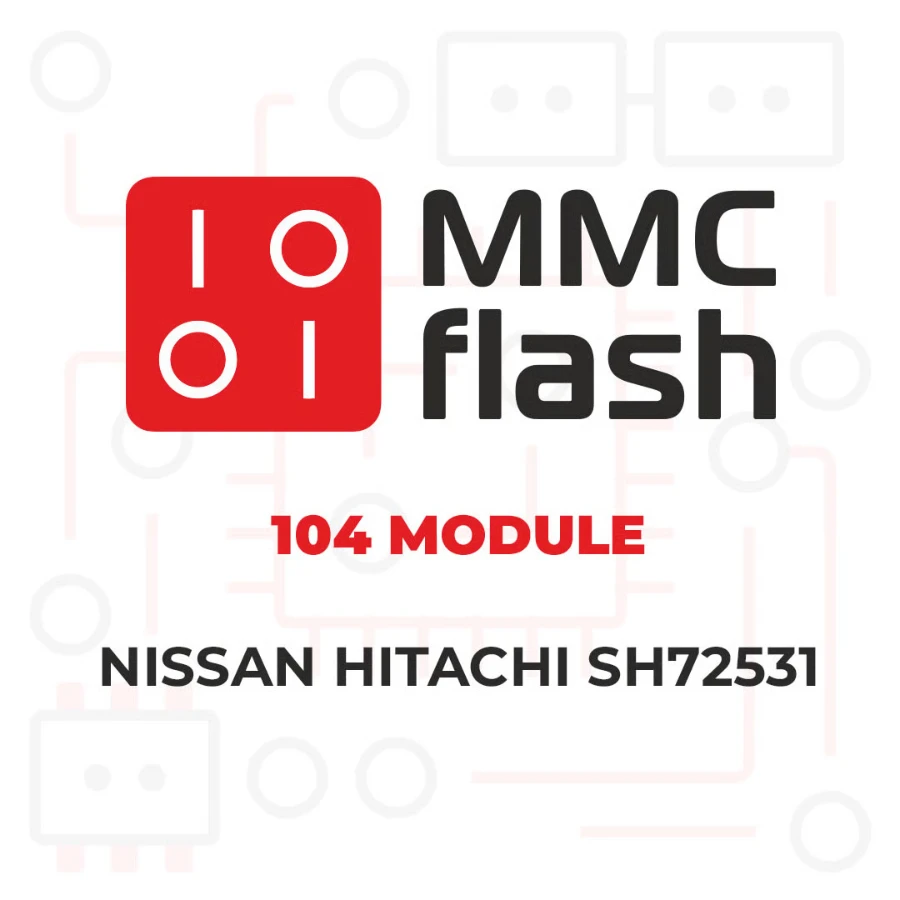 MMCFlash - 104 Module Nissan Hitachi SH72531