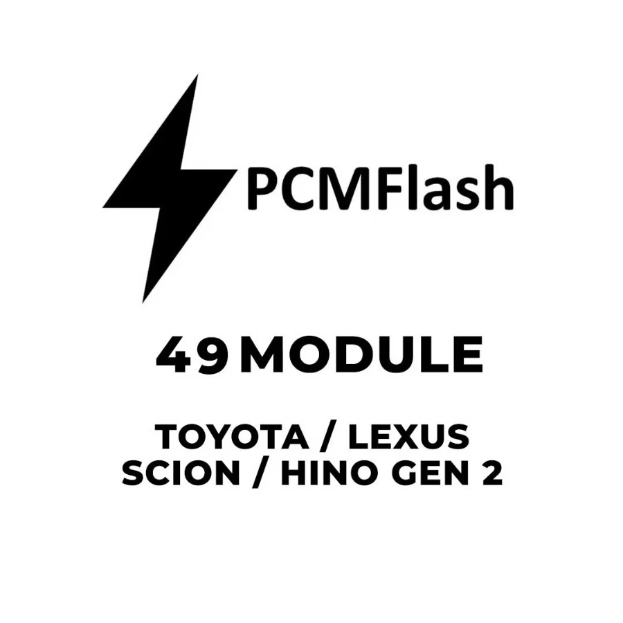 PCMflash - 49 Module Toyota / Lexus / Scion / Hino gen 2 Activation