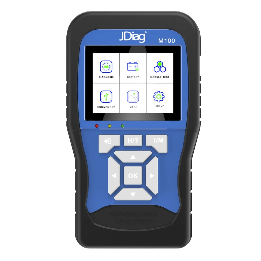 JDiag M100 Professional Handheld Moto Scanner Universal Motorcycle ECU Diagnostic Tool