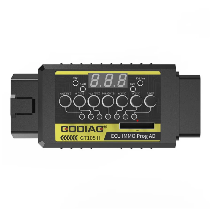 GODIAG GT105 II ECU IMMO Prog AD Professional OBD2 Break Out Box & ECU Protocol Connector