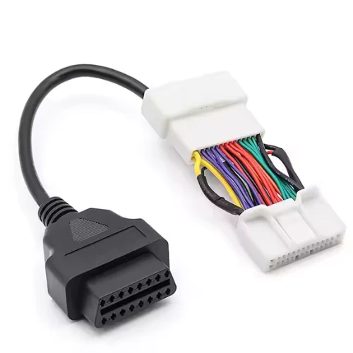 Professional 26+26 Pin to OBD2 16-Pin Dual-Head Diagnostic Splitter Cable – High-Performance Adapter for Tesla Model 3 & Model Y ECU Access and Vehicle Diagnostics