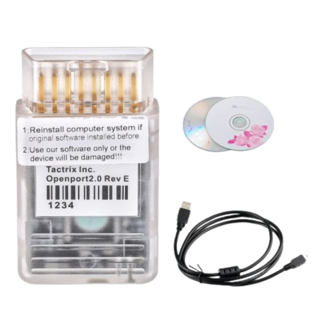 Tactrix Openport 2.0 J2534 Pass-Thru ECU Programming & Tuning Interface + ECUFlash Cable