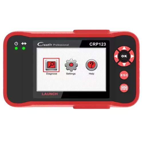 Launch CRP123 OBD2 Professional All-System Car Code Reader for Engine, Transmission, ABS, and SRS Diagnostic Scanner