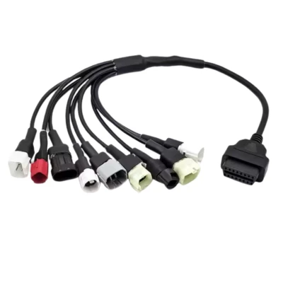 Universal 9-in-1 OBD2 Bike Diagnostic Splitter Cable – Perfect Replacement for Honda, KTM, Suzuki, Yamaha, Kawasaki, and Delphi Motorcycles