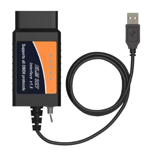 ELM327 USB Diagnostic Cable With Switch Connect to MS CAN bus and HS CAN Latest Car Code Reader Compatible for 1996+ Vehicles,Work Windows & Support for FOR-Scan