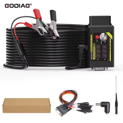 GODIAG GT107+ DSG Plus Gearbox Data Adapter – Advanced Transmission Programming Interface with Real-Time Voltage & Current Display for DQ250, DQ200, VL381, VL300, DQ500, DL501