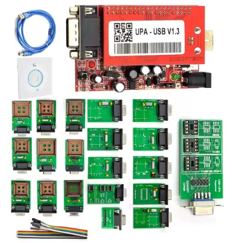 Latest Full set adapter UPA USB Programmer with V1.3 Popular Eeprom Universal ecu Chip tunning Auto ECU programmer