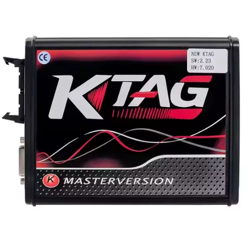Latest Online Unlimited KTAG V7.020 ECU Programming Tool – 4 LED V2.25 OBD2 Automotive ECU Chip Tuning Kit | Multi-Version K-TAG ECU Programmer with Full Software Support
