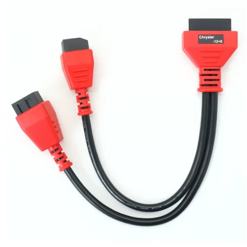 Autel 12+8 Chrysler Programming Adapter Cable – Advanced ECU Interface for DS808, MS906, MS906BT, MS906S, MS908, MS908S | OEM-Level Diagnostics & Programming for Chrysler, Dodge, Jeep Vehicles