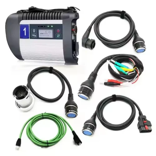 Professional Engine Analyzer MB C4 Doip MBSD-connect C4 Multiplexer for Mercedes Benz Car Truck 12V 24V Diagnostic Tool DTS monaco V8.16 And Vediamo V5.01.01 Support Offline Programming V 2023.09